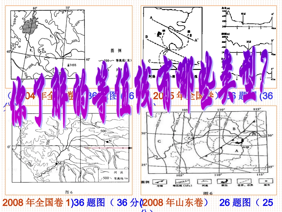 等高线地形图的判读和应用_第2页
