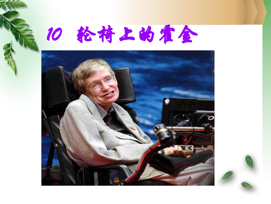 轮椅上的霍金 (2)_第1页