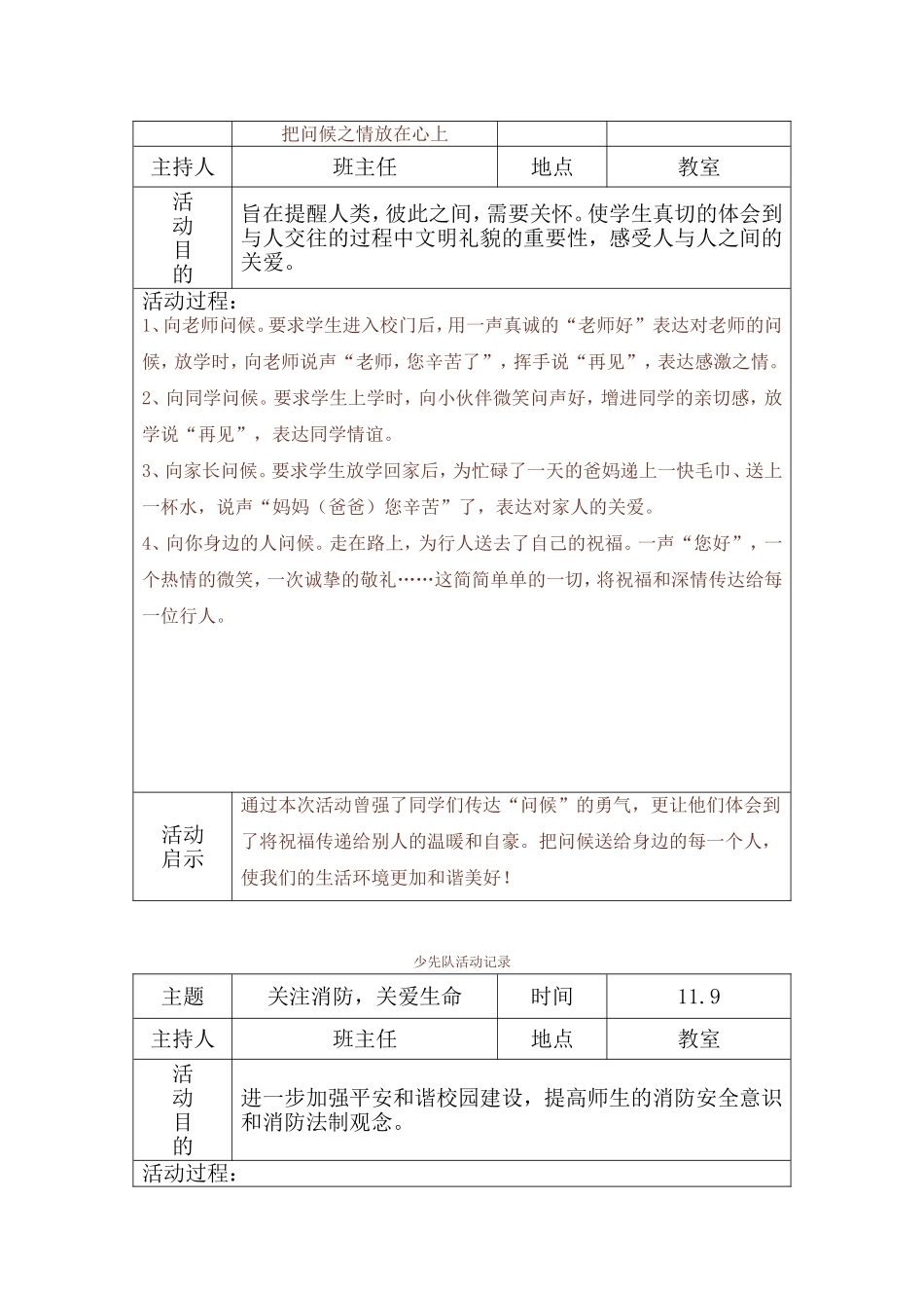 二（2班）少先队活动记录_第3页