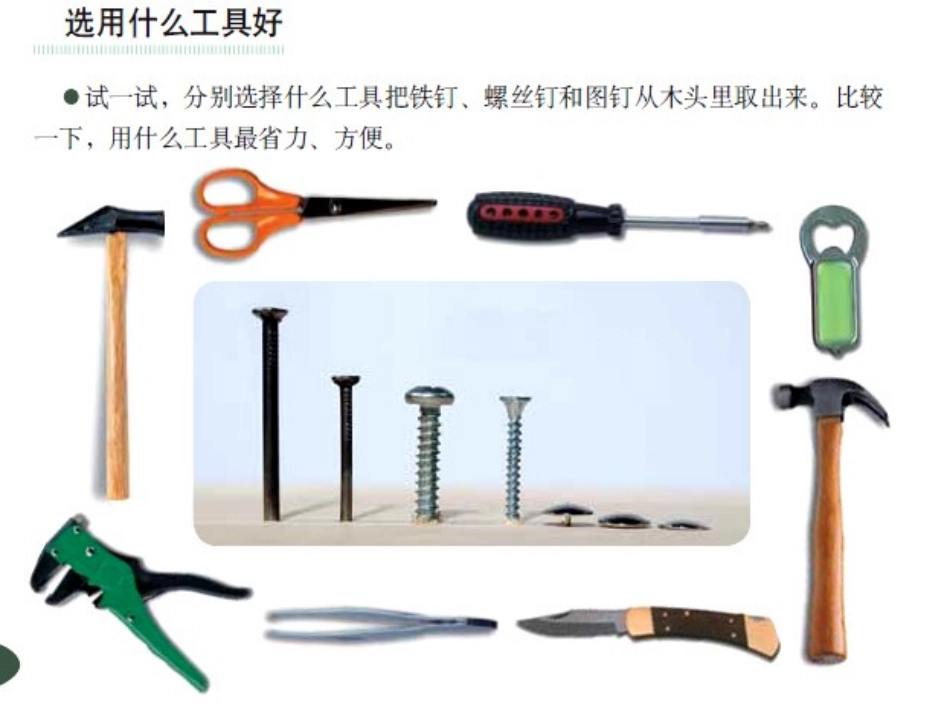 (教科版)六年级科学上册课件__使用工具_第3页