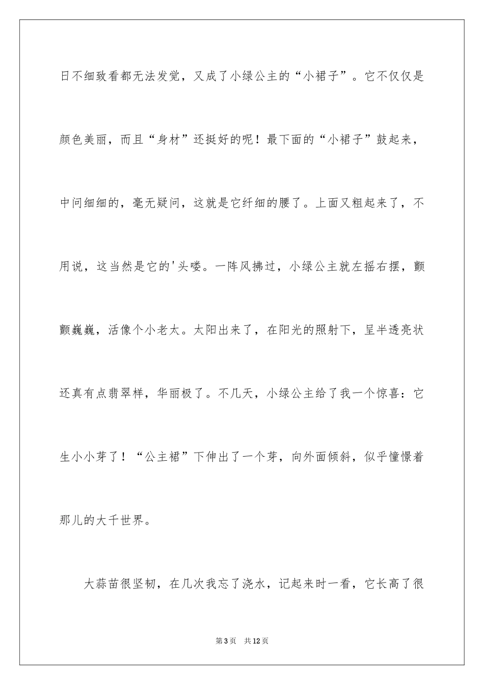 2024大蒜的成长日记_第3页