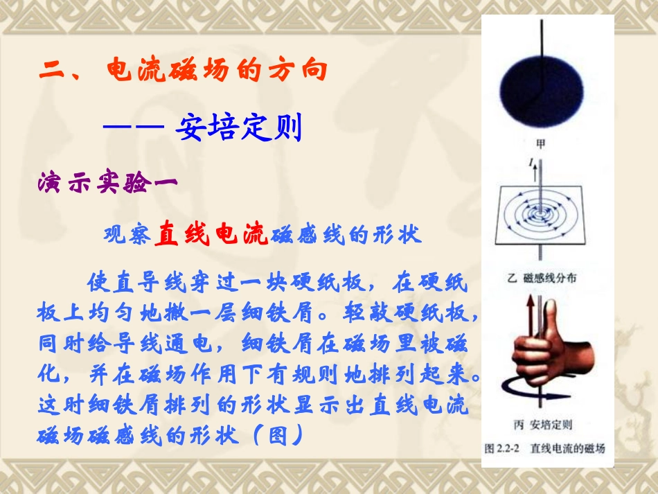 电流的磁场PPT课件_第3页