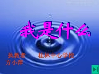 我是什么上课课件