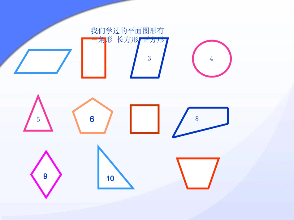 苏教版第八册认识平行四边形PPT课件1_第1页