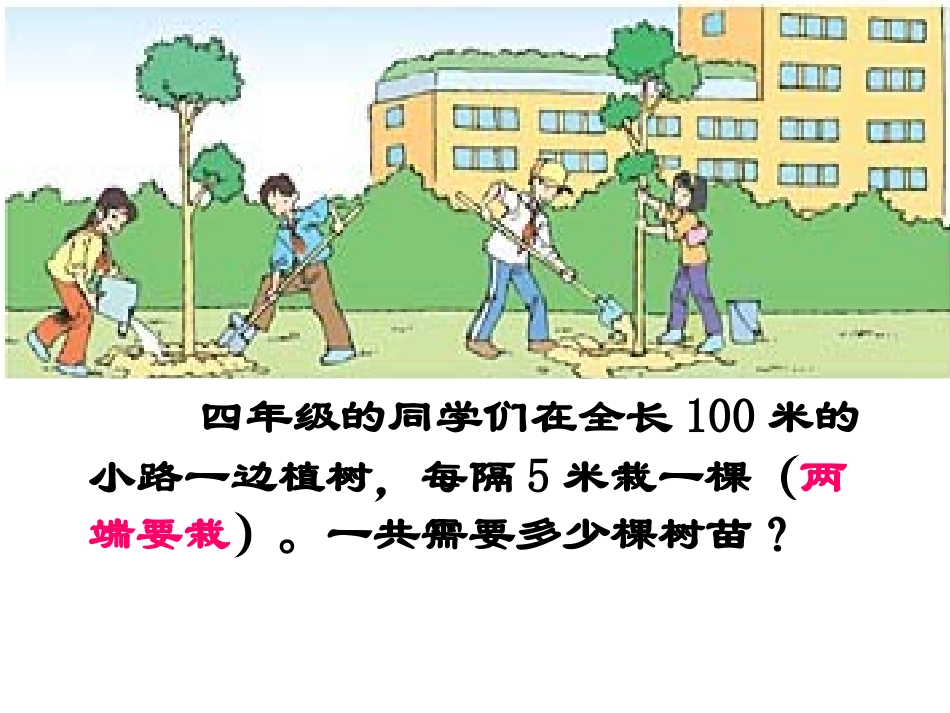 导学练植树问题课件_第2页