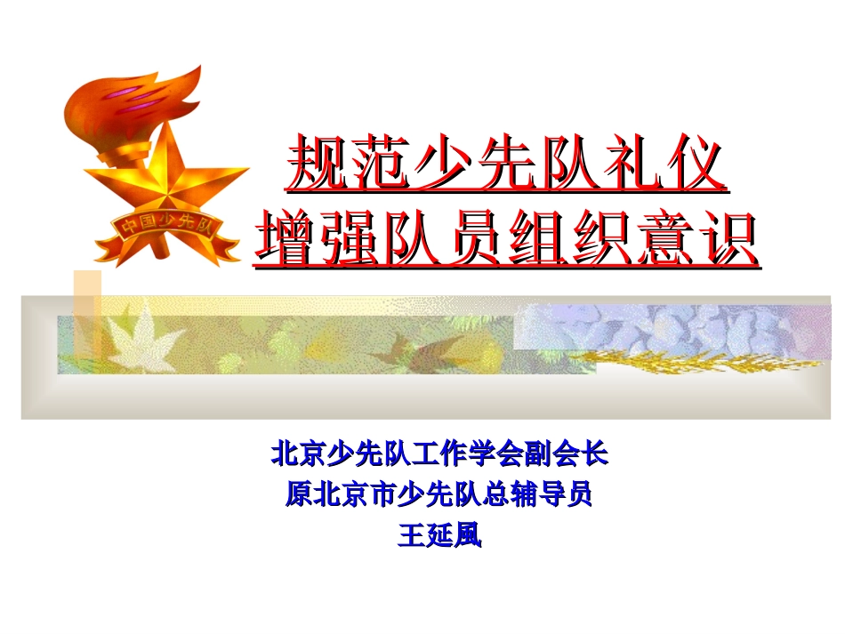 规范少先队礼仪_第1页