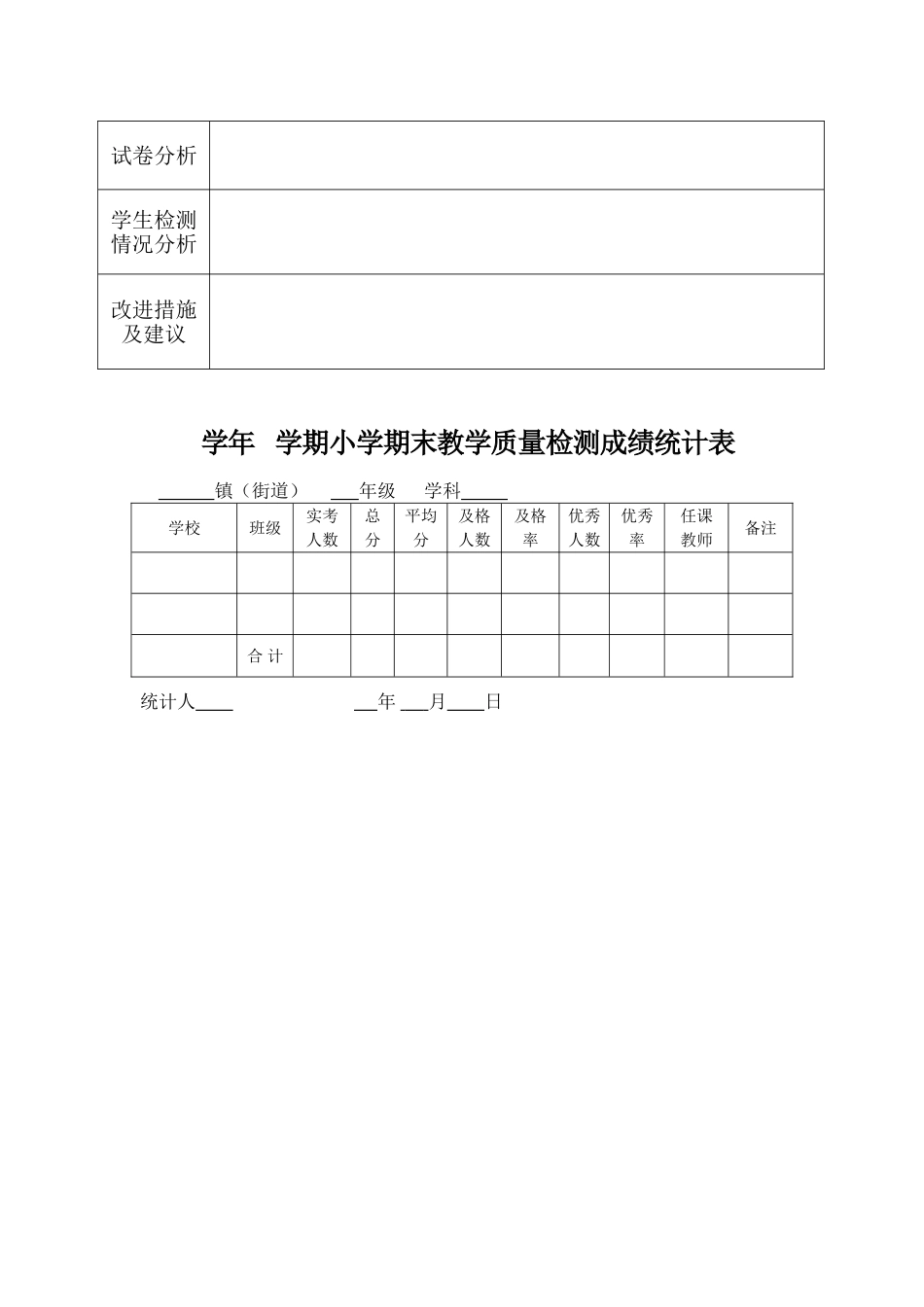 学生学习成绩分析表[1]_第2页