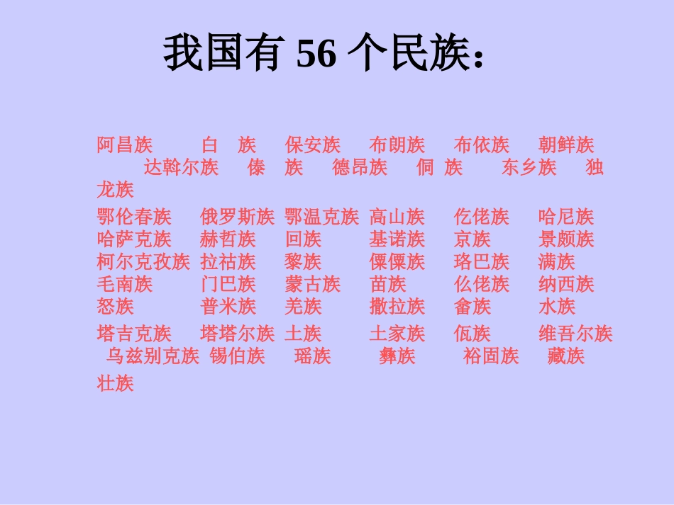 多姿多彩的民族风情教师版_第3页