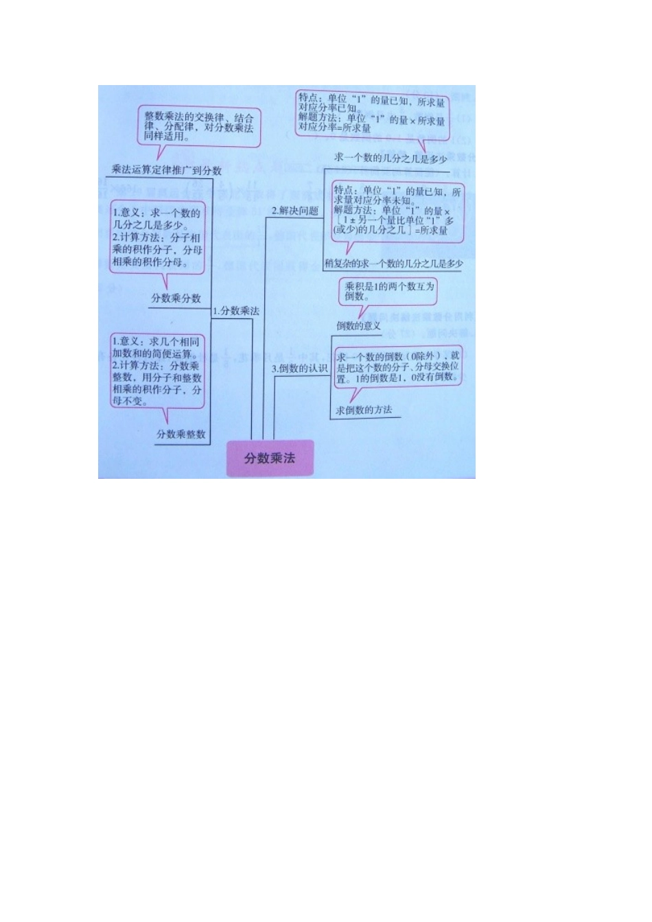 六年级数学分数乘法单元知识整理_第2页