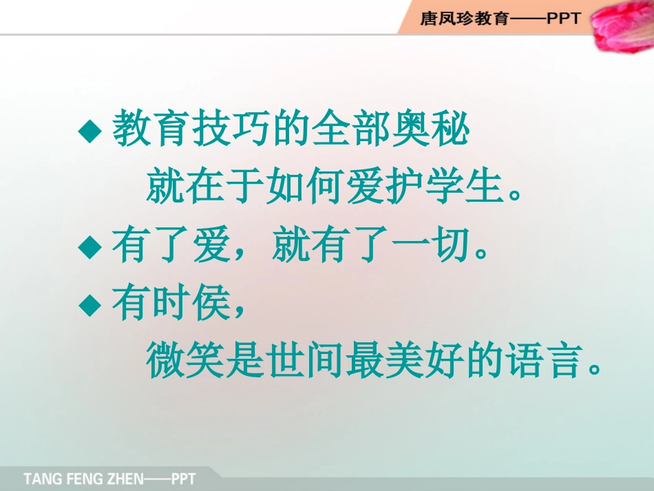 (唐凤珍）班主任教育PPT_第3页