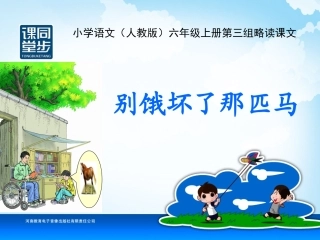 六年级-第三单元-别饿坏了那匹马PPT