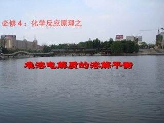 高中化学难溶电解质的溶解