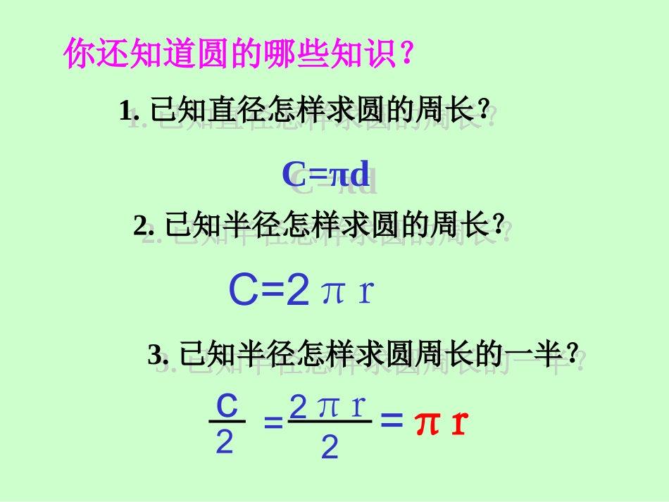 圆的面积教学课件_第3页