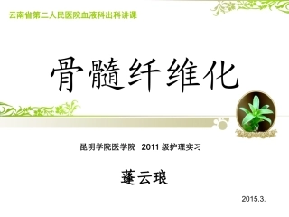 骨髓纤维化的护理