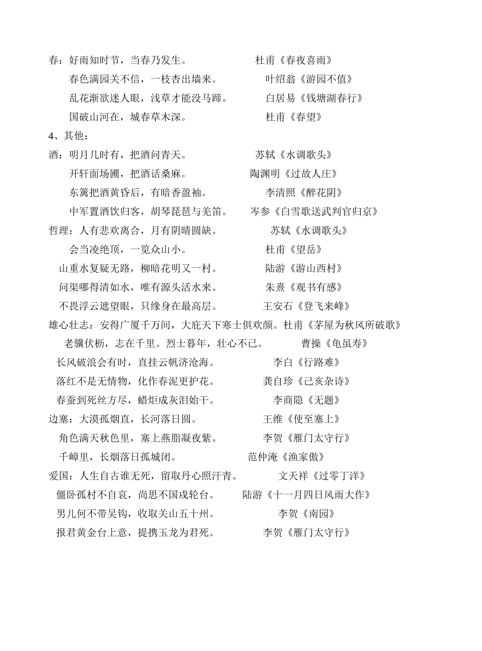 诗歌欣赏汇集_第2页