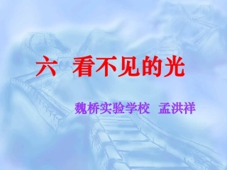 人教版八年级看不见得光