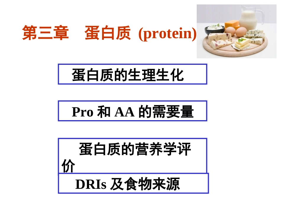 食物中的蛋白质介绍_第1页