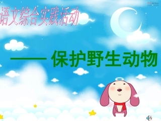 保护野生动物课件
