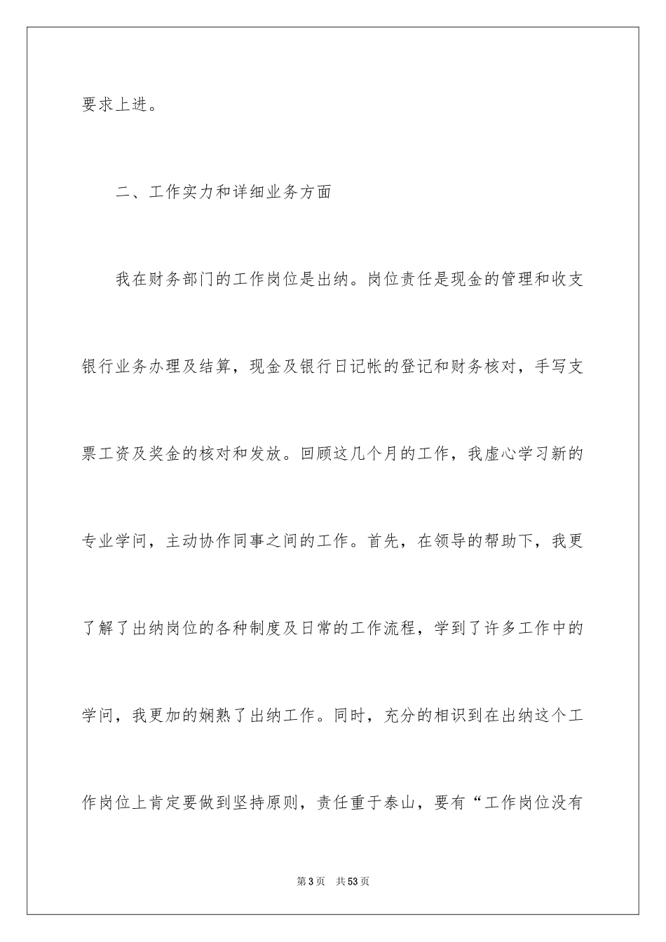 2024出纳工作总结_47_第3页