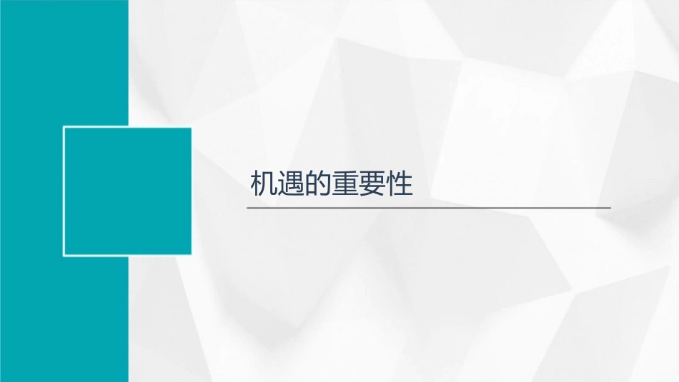 紧抓机遇成功创富课件_第3页