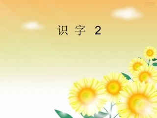 人教一年级下册语文识字二PPT课件