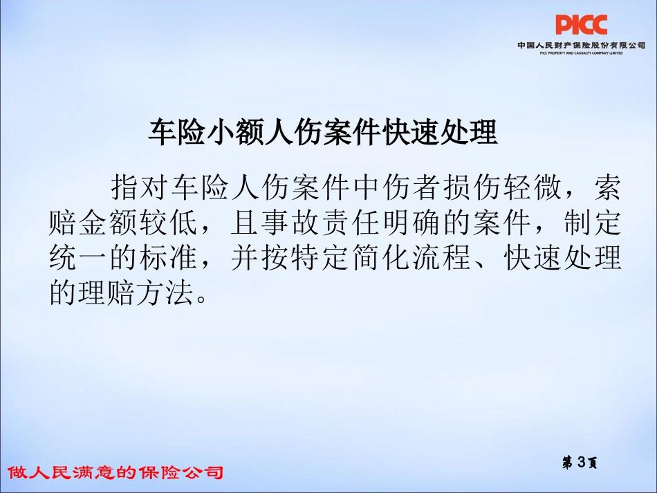 车险小额人伤快速处理总公司课件_第3页