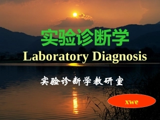 血液的一般检查--2