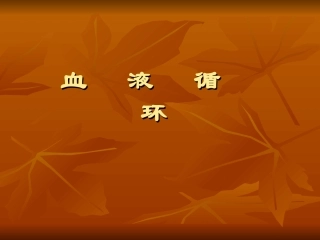 血液循环的动力-心脏