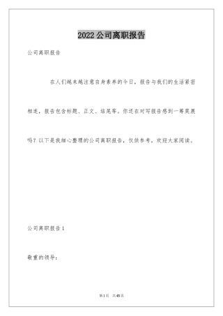 2024公司离职报告_4