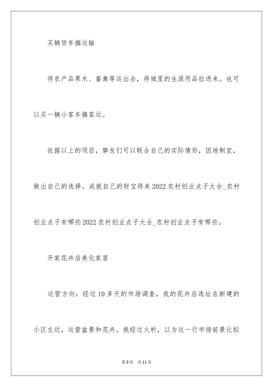 2024农村创业点子_1_第3页