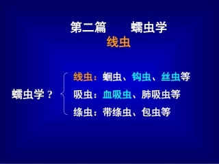 蛔虫,鞭虫,蛲虫