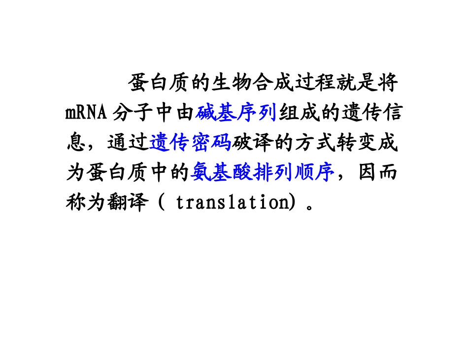 蛋白质翻译课件_第2页