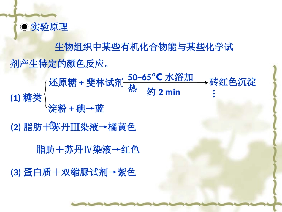 蛋白质糖类脂质的实验鉴定_第2页