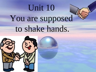 九年级英语_Unit10