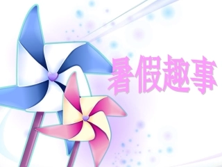 四年级作文暑假趣事