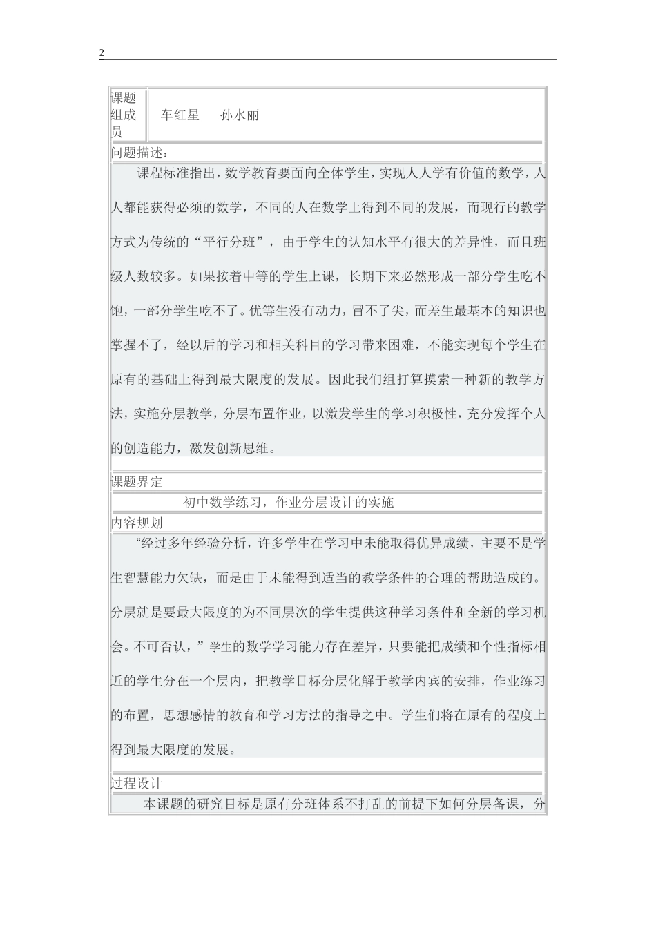 微型课题申报表_第2页