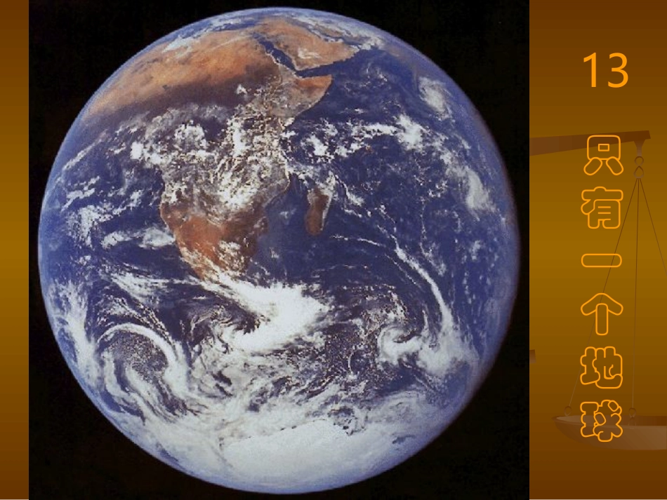 《只有一个地球》_第1页