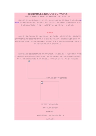 脑动脉瘤概述及血管介入治疗-2