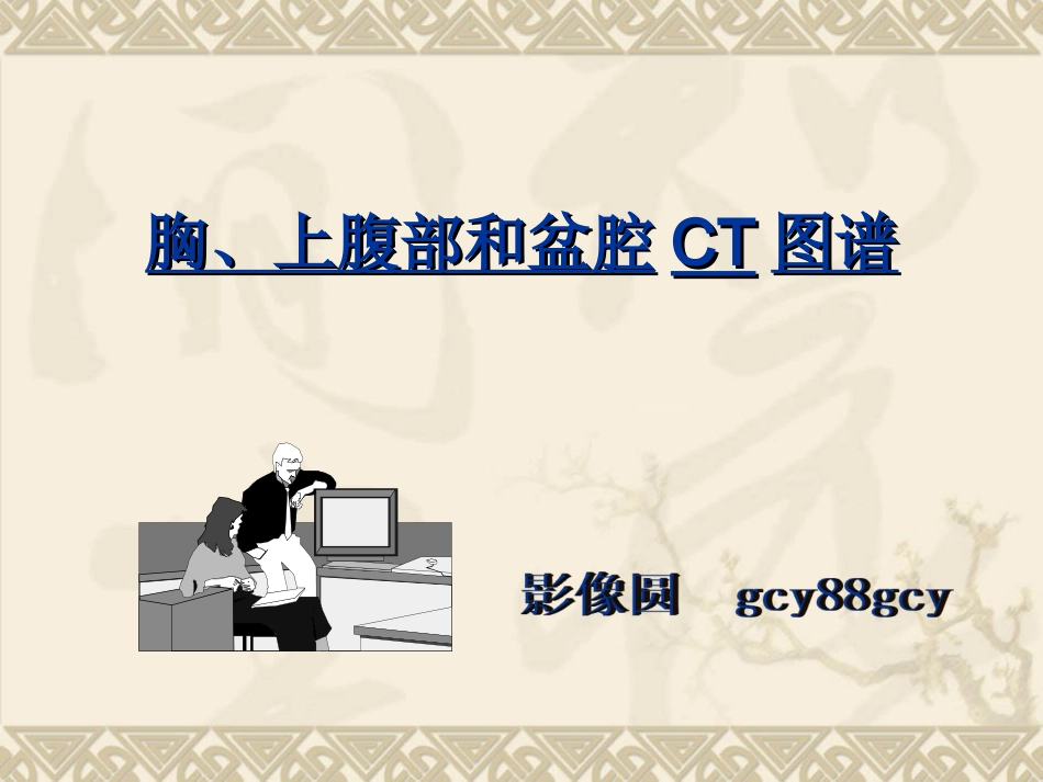 胸腹盆CT详细实用图解_第1页
