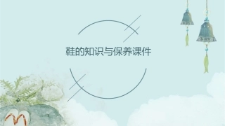 鞋的知识与保养课件