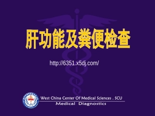 肝功能及粪便检查