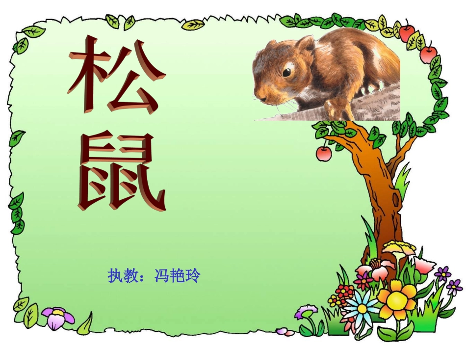 三年级下册《松鼠》教学课件123_第1页