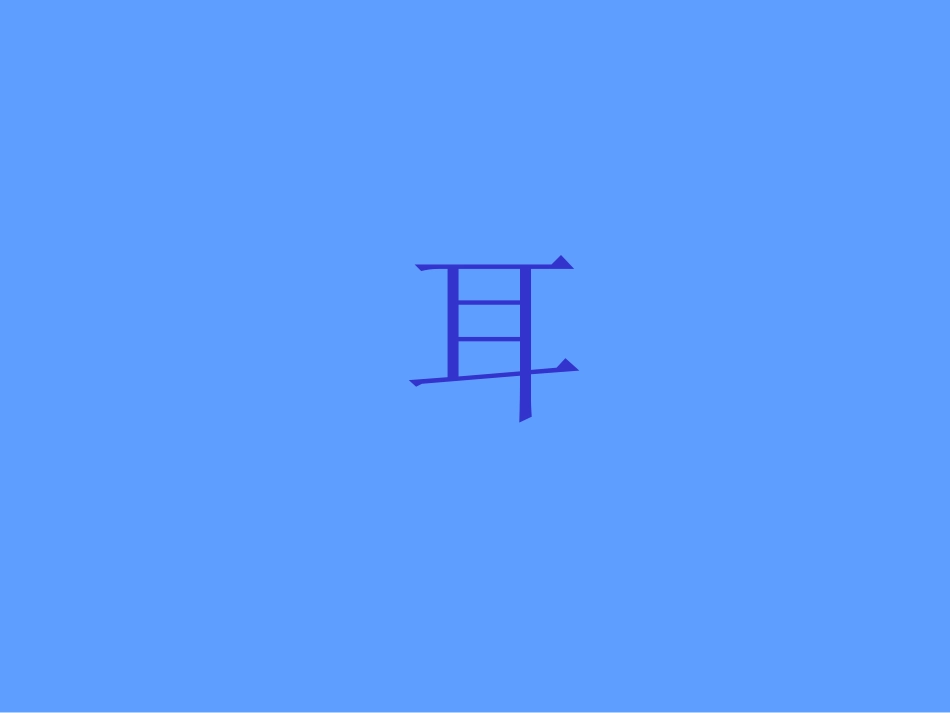 耳-组织学与胚胎学课件_第1页