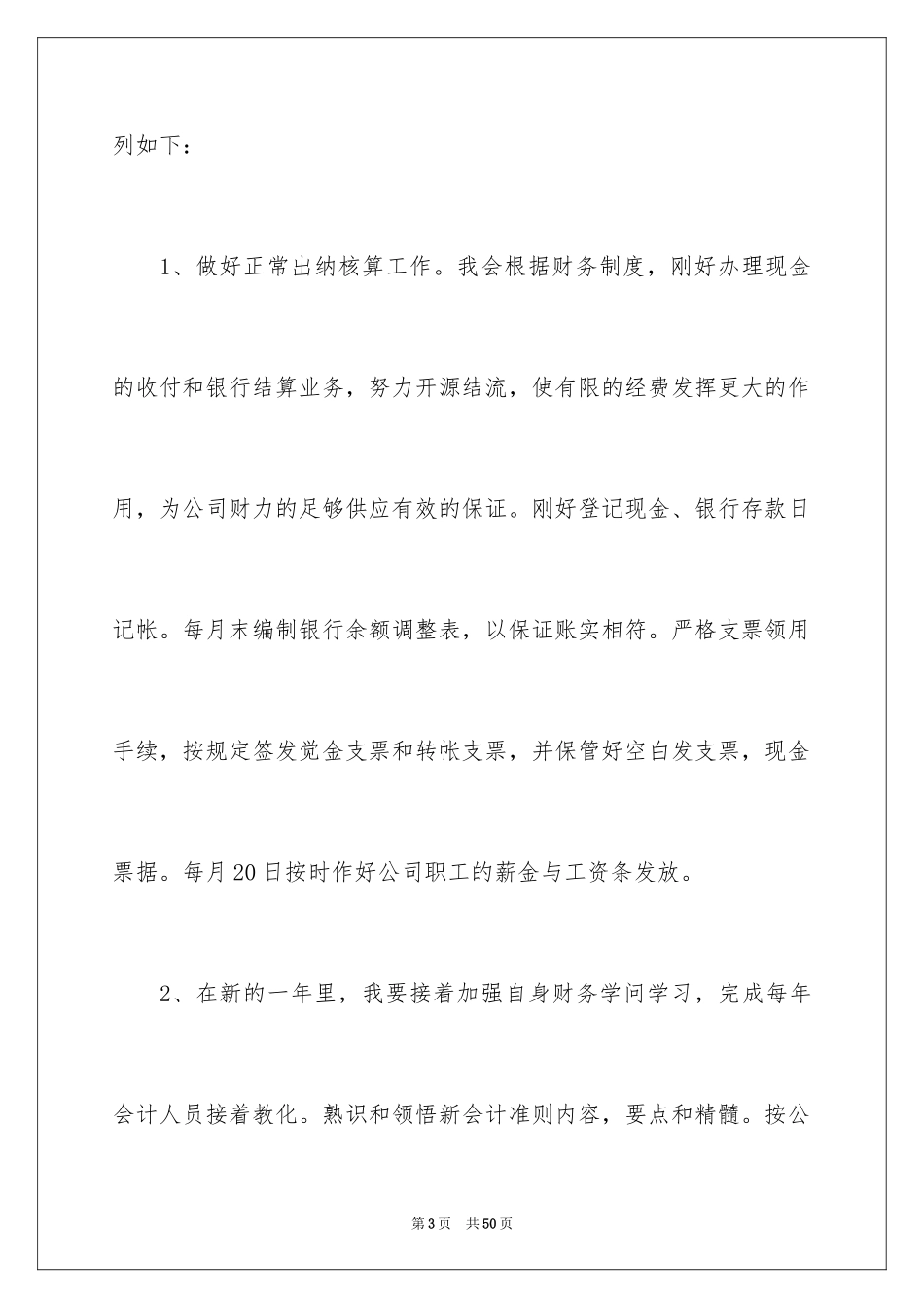 2024出纳工作计划_46_第3页