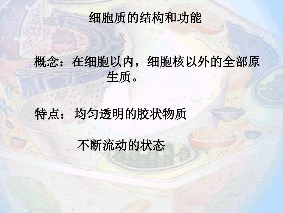 细胞质内部结构_第1页