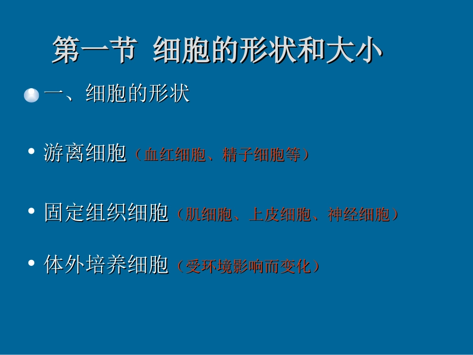 细胞的基本形态及类型_第1页