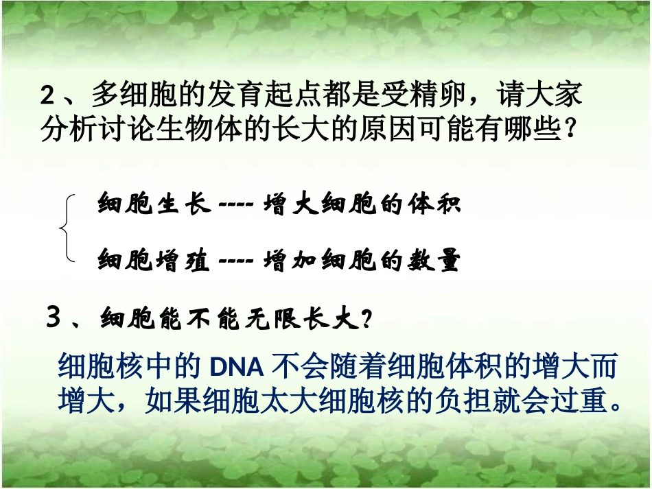 细胞的增殖课时_第2页