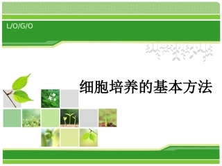 细胞培养的基本方法