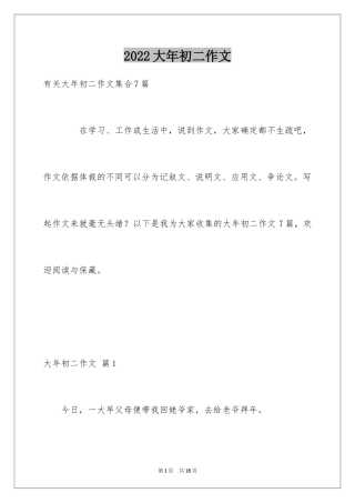 2024大年初二作文_46