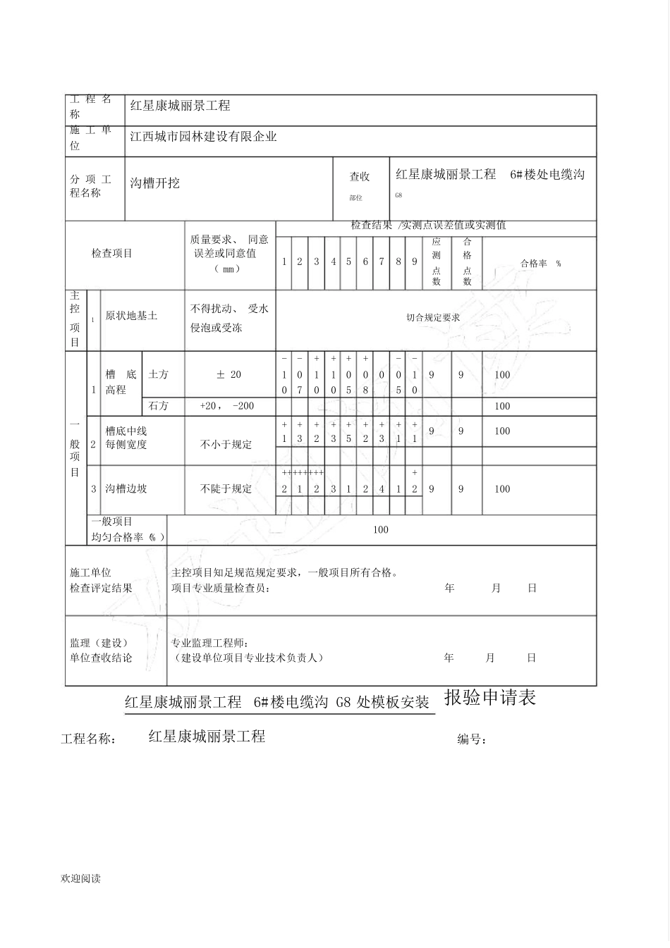 电缆沟工序报验_第3页